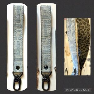 Spark*l bands Skinny Fendi Denim Wristlet with Black Hardware